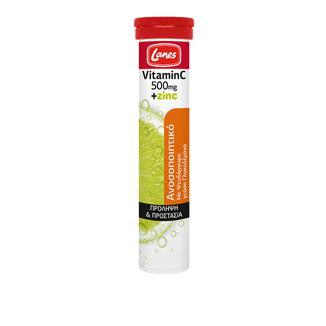 Lanes Vitamin C 500 mg με Ψευδάργυρο